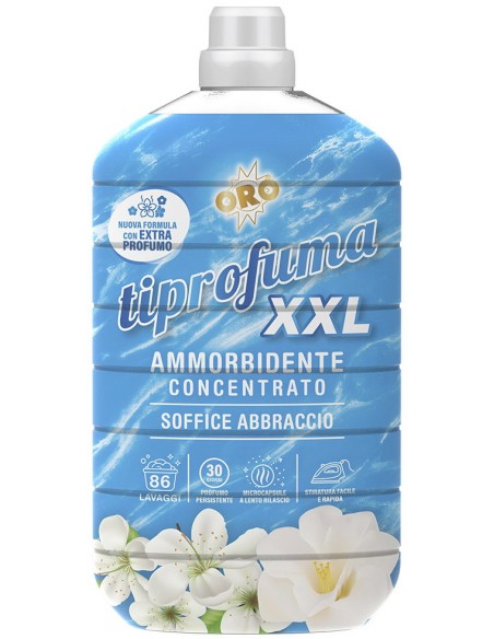 Oro Tiprofuma Ammorbidente Concentrato 86 Lavaggi 1750ml - Soffice Abbraccio